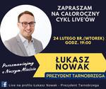 Live chat z prezydentem Tarnobrzega we wtorek 24. lutego |