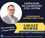 Live chat z prezydentem Tarnobrzega we wtorek 14. kwietnia |