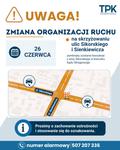Utrudnienia w ruchu na głównej krzyżówce w mieście