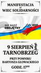 "Nie bądź obojętny". W niedzielę w Tarnobrzegu odbędzie się Wiec Solidarności |