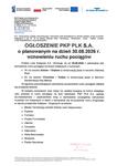 OGŁOSZENIE PKP - WZNOWIONY RUCH POCIĄGÓW - TVL Telewizja Lokalna Tarnobrzeg
