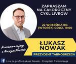 Live chat z prezydentem Tarnobrzega we wtorek 22. września |
