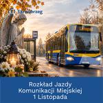 Rozkład jazdy komunikacji miejskiej - Dzień Wszystkich Świętych